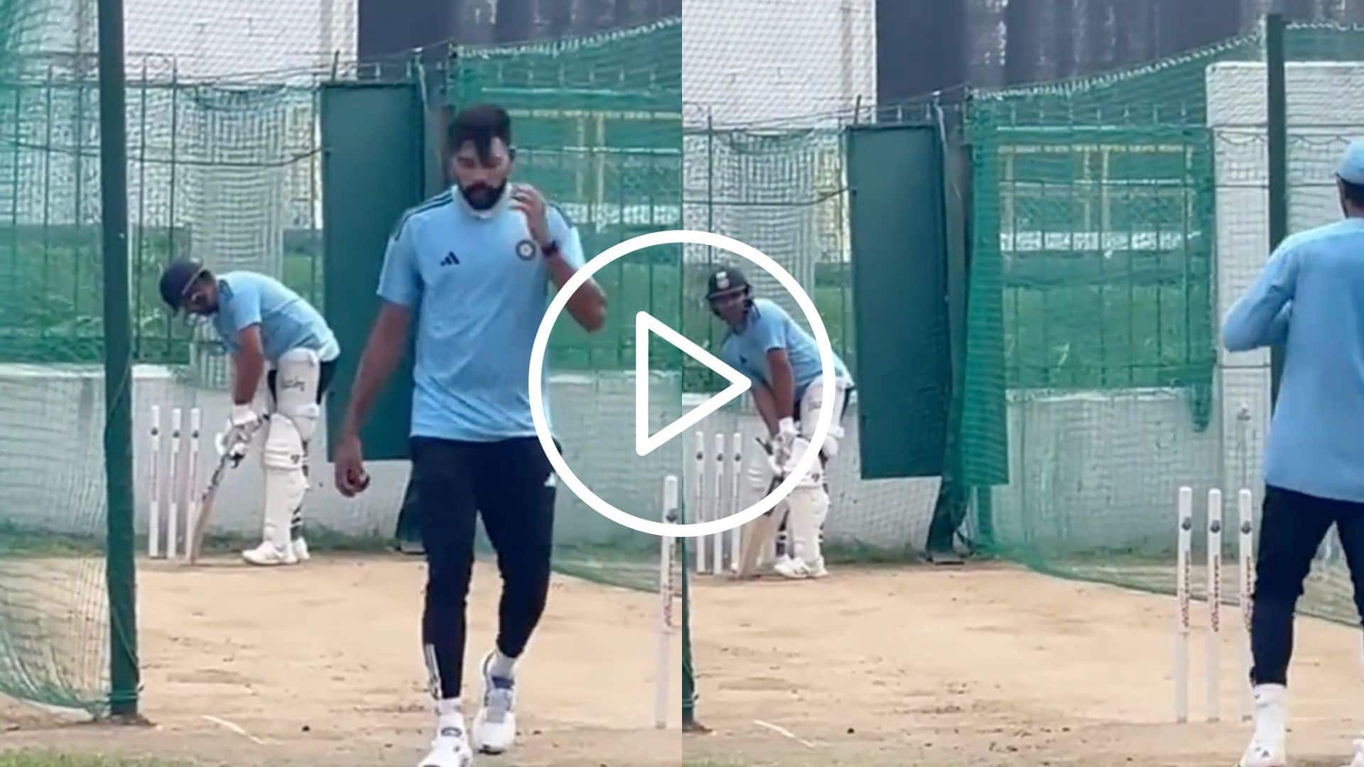[WATCH] Rohit Sharma Bats With Cautious Approach Against Jadeja, Siraj In Nets
